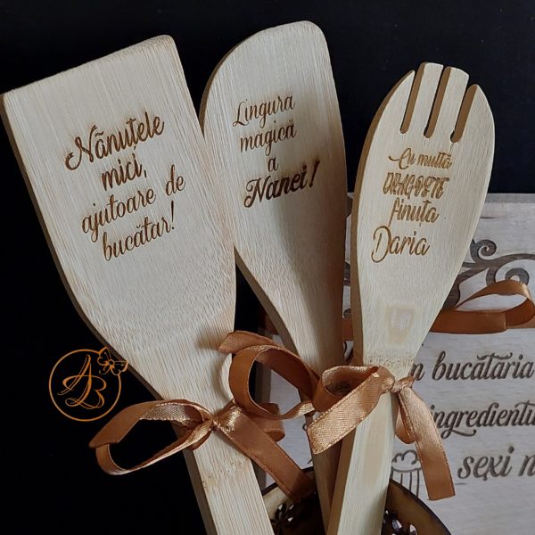 Set gravat in cutie pentru bucatarie, pentru nasi - imagine 10