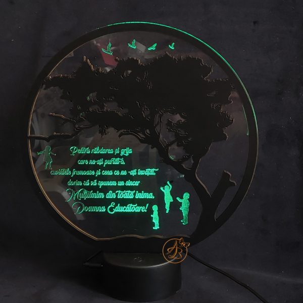 Trofeu cu leduri pentru educatoare - imagine 5