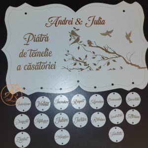 Decor perete pentru tineri casatoriti