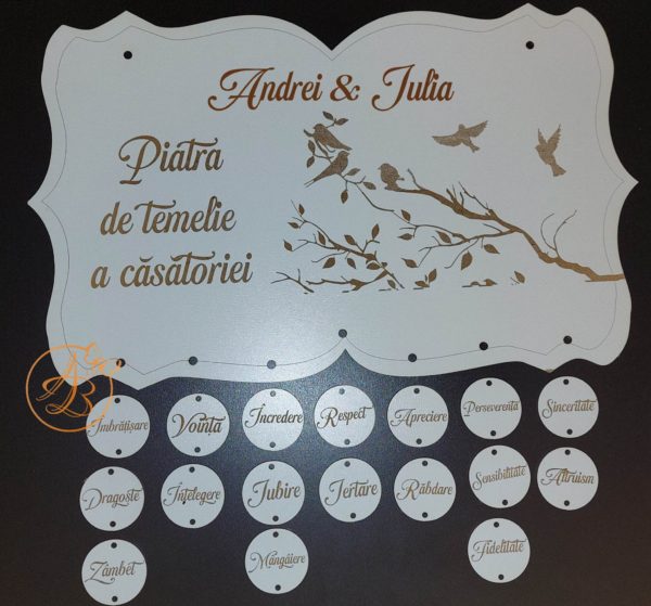 Decor perete pentru tineri casatoriti