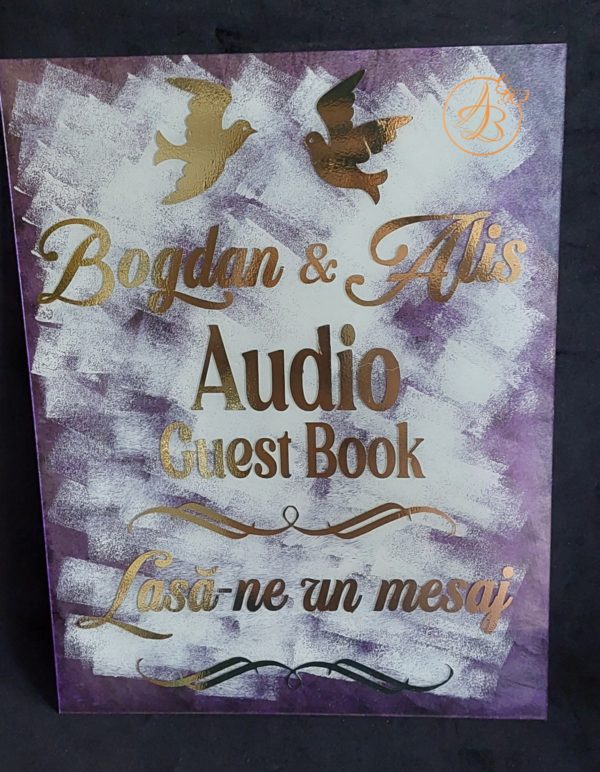 Audio Guest Book - mesaje audio, cu placa personalizata - imagine 22