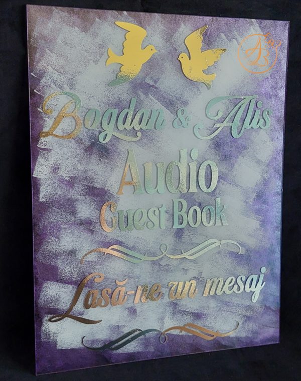 Audio Guest Book - mesaje audio, cu placa personalizata - imagine 21