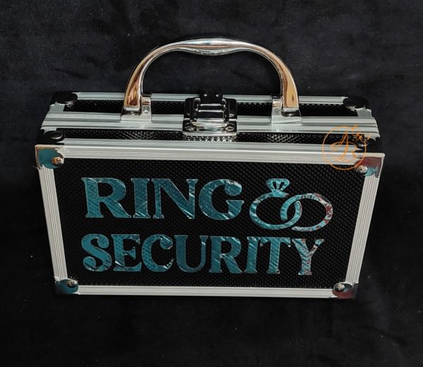 Security Ring Box - cutie metalica pentru verighete - imagine 4