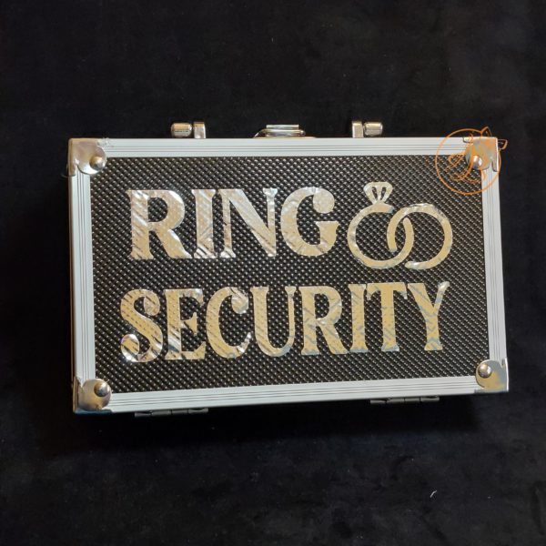 Security Ring Box - cutie metalica pentru verighete - imagine 8