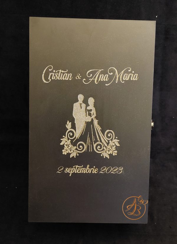 Pahare cristal miri in cutie personalizata - imagine 15