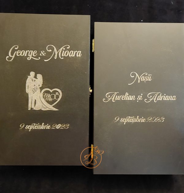 Pahare cristal miri in cutie personalizata - imagine 16