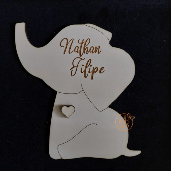 Elefant gravat pentru copii - imagine 4