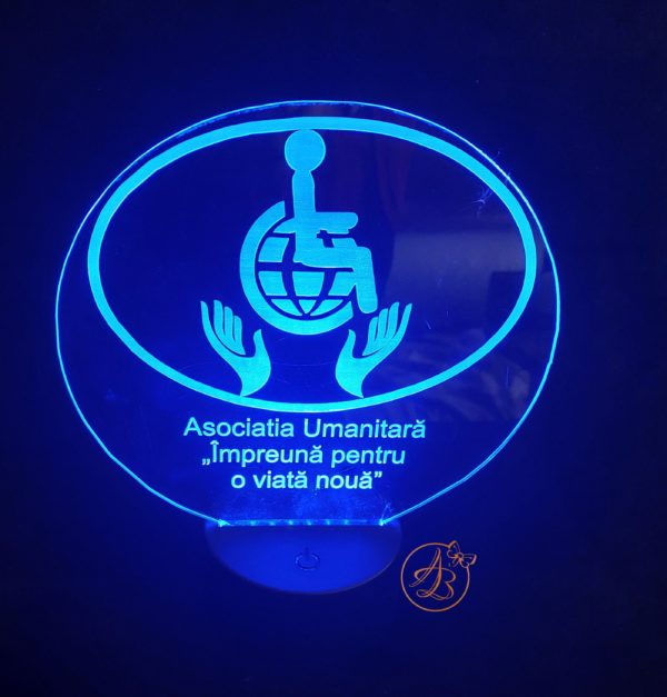 Trofeu cu logo, sigla - imagine 5
