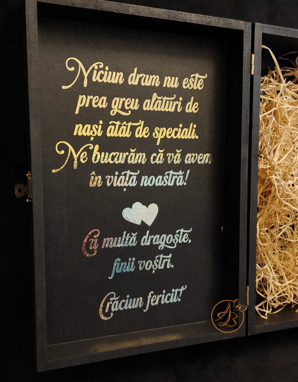 Cutie decorata, cadou nasi pentru Craciun - imagine 5