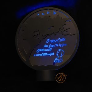 Trofeu rotund, lampa de veghe pentru bebe