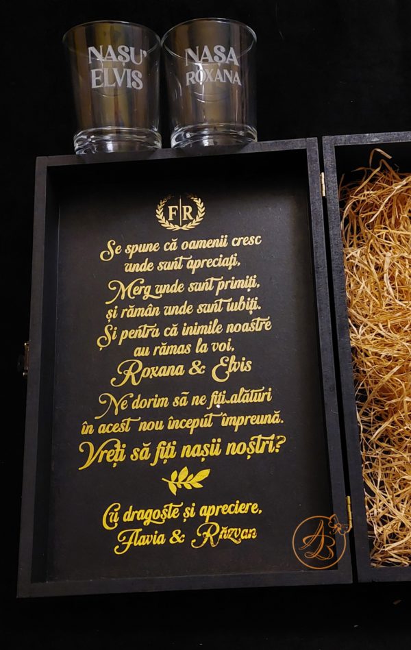 Cutie decorata, cadou nasi pentru Craciun - imagine 4