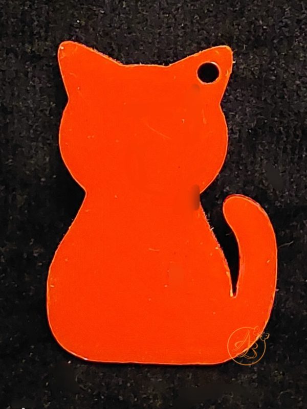 Martisor plexiglas colorat pisica - imagine 2