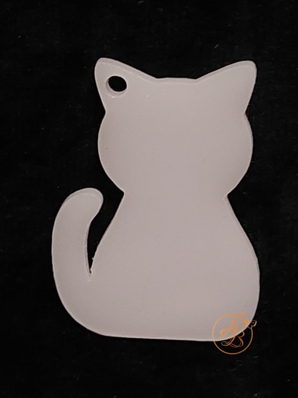 Martisor plexiglas colorat pisica - imagine 3