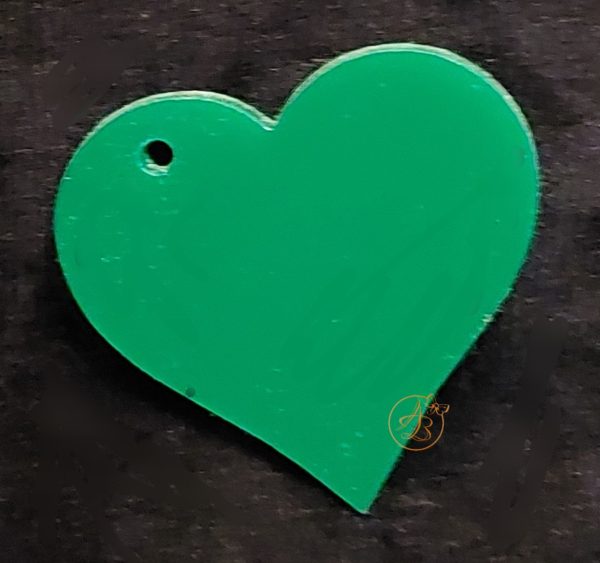 Martisor plexiglas colorat inimioara - imagine 3