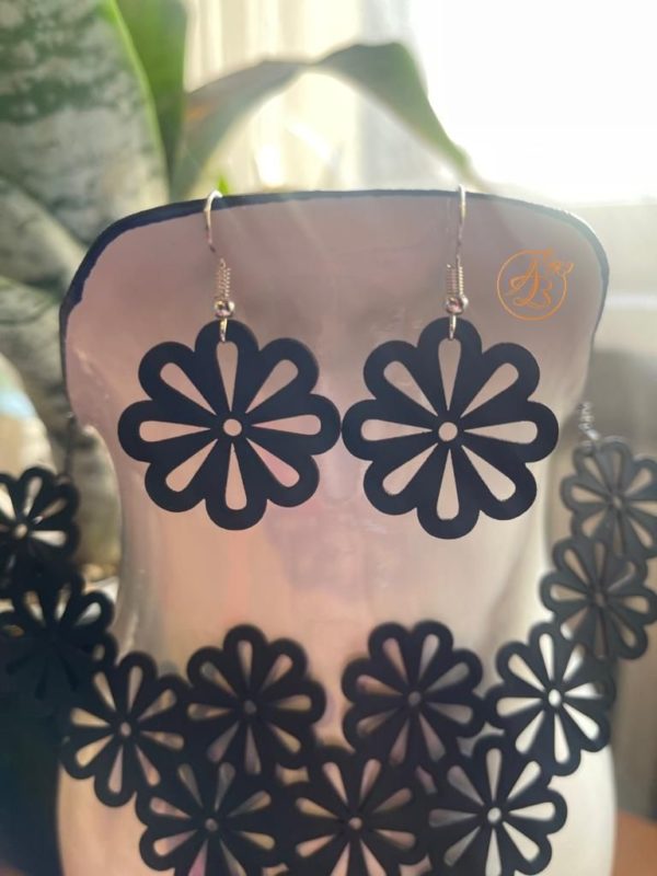 Set Flowers - colier si bratara - imagine 4
