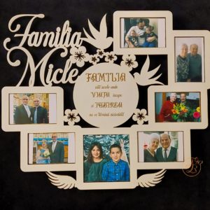 Rama foto familie cu 7 poze