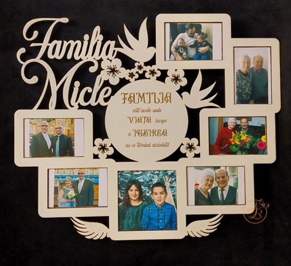 Rama foto familie cu 7 poze
