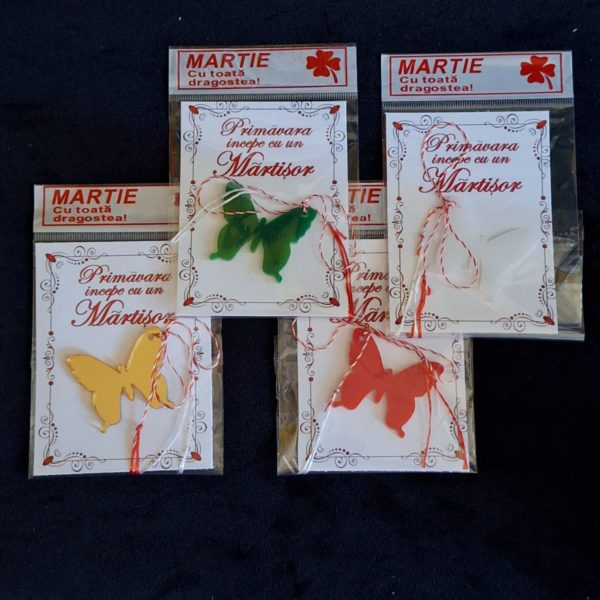 Martisor plexiglas colorat fluture - imagine 12