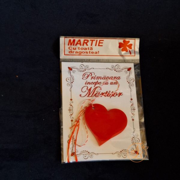 Martisor plexiglas colorat inimioara - imagine 8