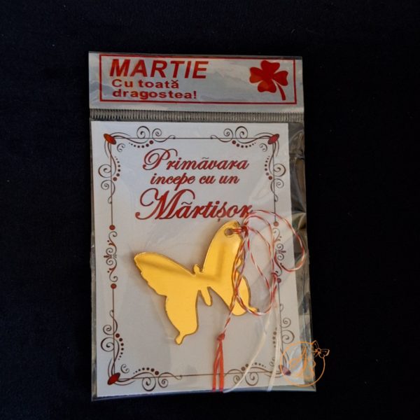 Martisor plexiglas colorat fluture - imagine 10