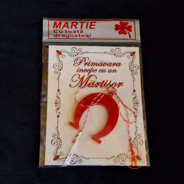 Martisor plexiglas colorat potcoava - imagine 7