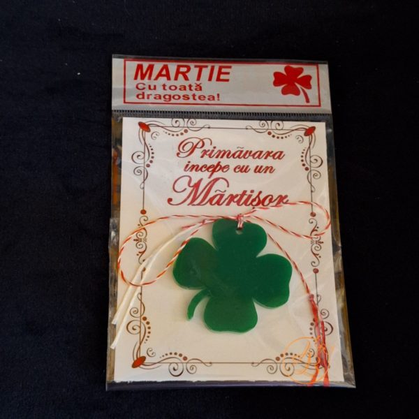Martisor plexiglas colorat trifoi - imagine 7