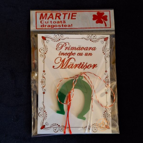 Martisor plexiglas colorat potcoava - imagine 9