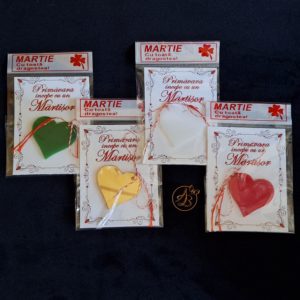 Martisor plexiglas colorat inimioara