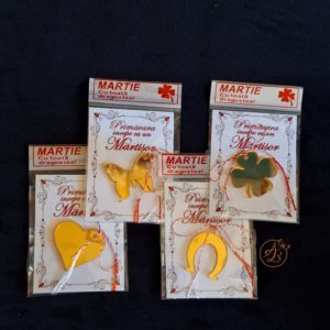 Martisor oglinda aurie
