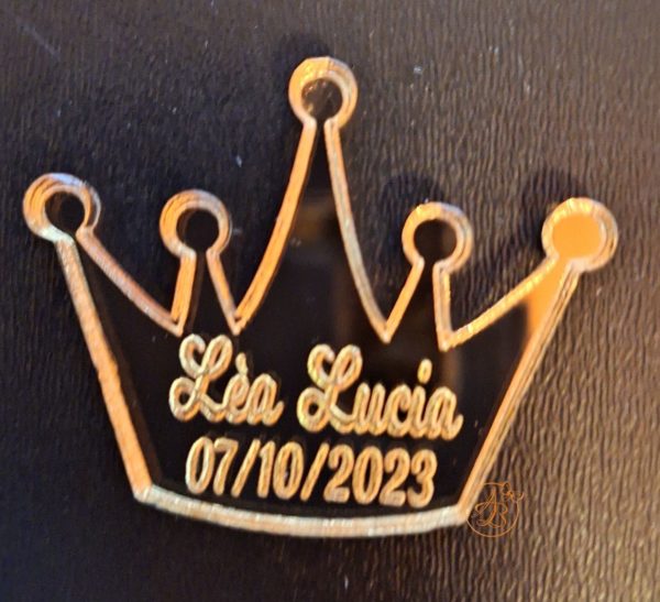 Insigne din oglinda aurie 4cm - imagine 15