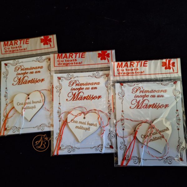 Martisor inimioara gravata - imagine 4