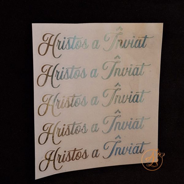 Stickere Paste Hristos a Inviat - imagine 2