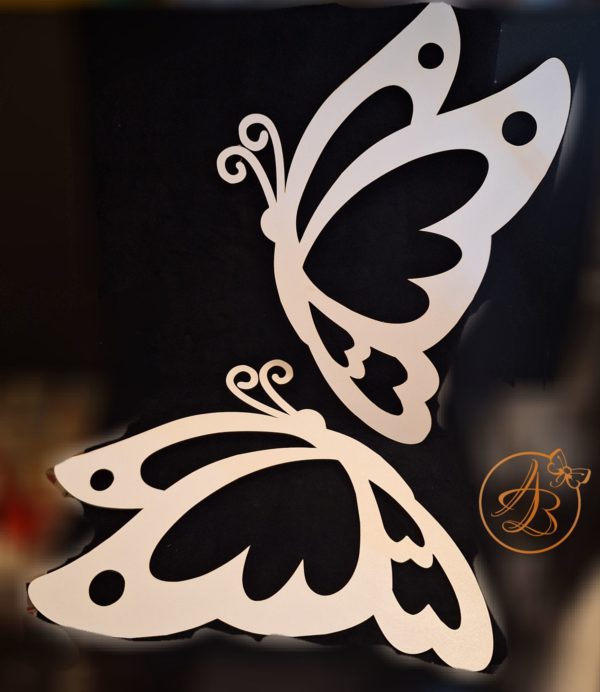Decor fluture 40cm, set 2 bucati - imagine 4