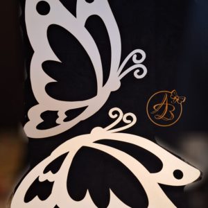 Decor fluture 40cm, set 2 bucati