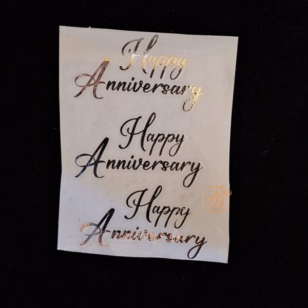 Stickere Happy Anniversary cu cifra - imagine 2