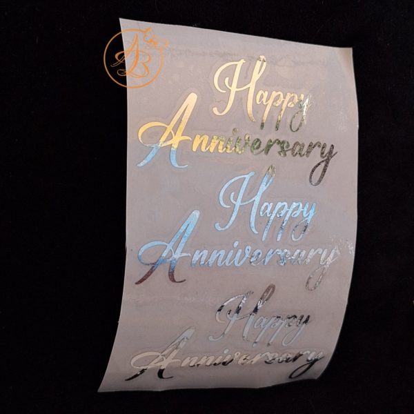 Stickere Happy Anniversary cu cifra - imagine 6