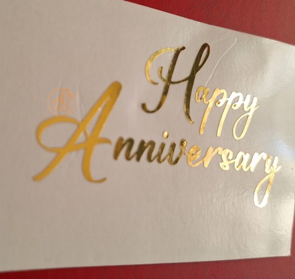 Stickere Happy Anniversary cu cifra - imagine 5