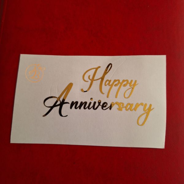 Stickere Happy Anniversary cu cifra - imagine 3