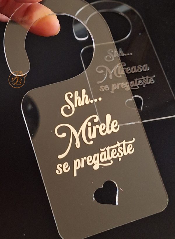 Tag usa miri din plexiglass transparent - imagine 2