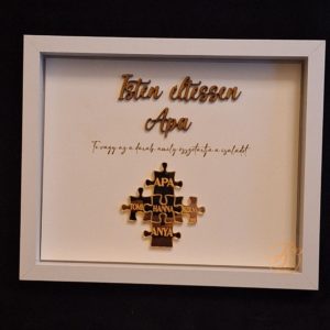 Tablou 3D cu puzzle din oglinda