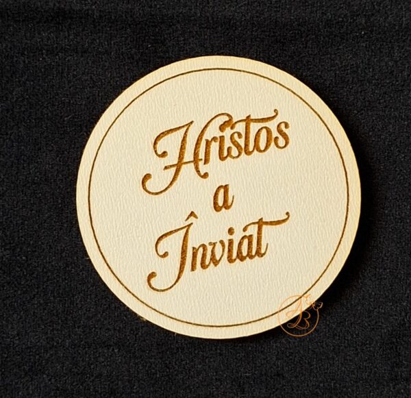 Panglica Paste 1.5m Hristos a Inviat, Adevarat a inviat cu placuta gravata - imagine 6