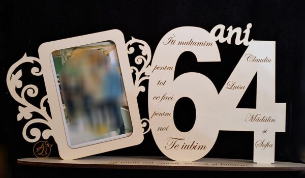 Cifra personalizata cu rama foto - imagine 28