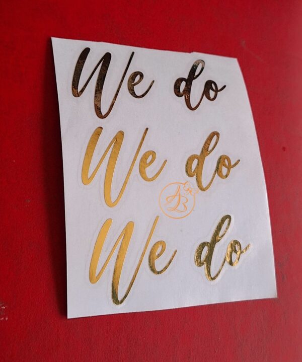 Sticker We do - imagine 3