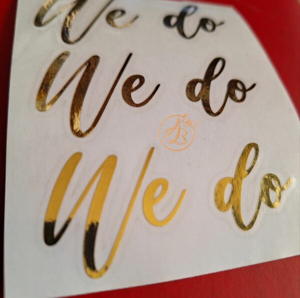 Sticker We do