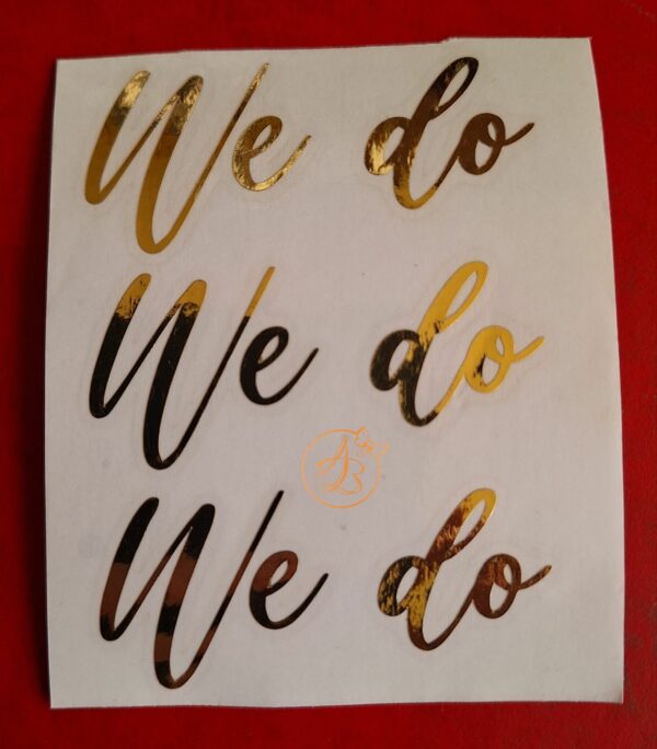 Sticker We do - imagine 5
