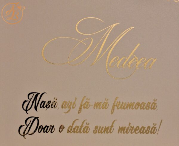 Set alb pentru mireasa, tava, oglinda, pieptene - imagine 10