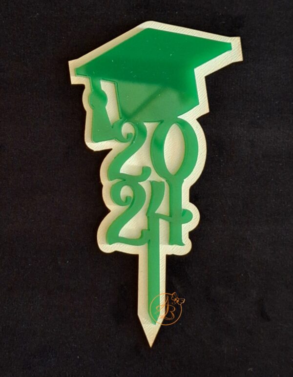Topper toca 2024, dublat din plexiglass color - imagine 4