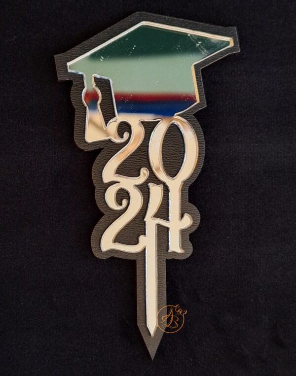 Topper toca 2024, dublat din lemn si oglinda