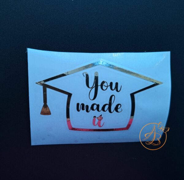 Sticker toca 2024 cu text decupat - imagine 2