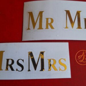 Stickere pahare Mr si Mrs